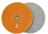 Алмазные гибкие шлифовальные круги Гайка мини Pads 5-STEP D100 №2